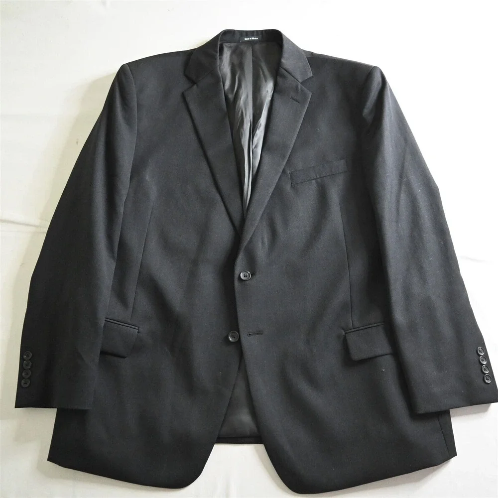 Pronto Uomo Platinum 48R‎ Gray Executive 100% Wool Blazer Suit Jacket Sport Coat